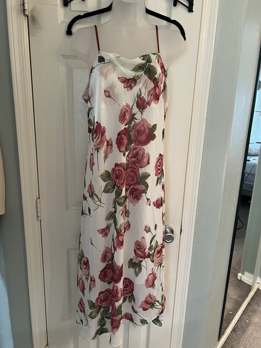 Oscar De La Renta Floral Slip Dress Medium